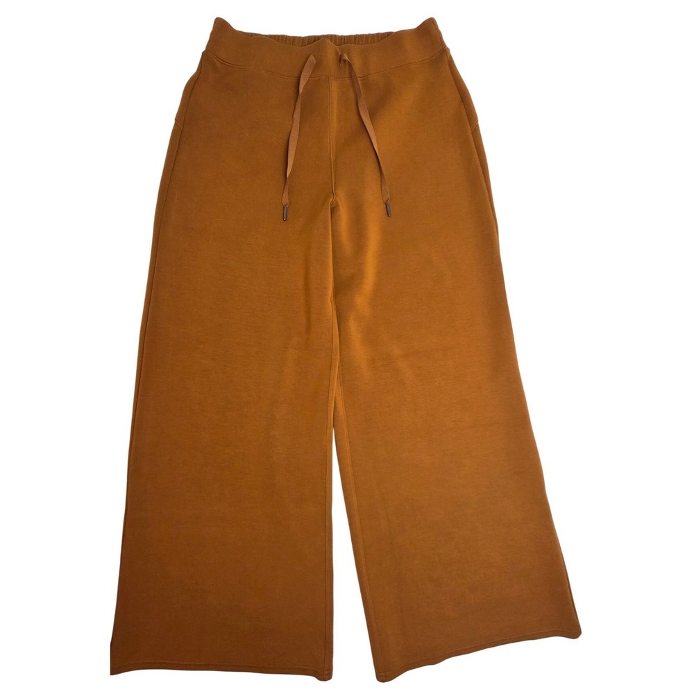 Spanx AirEssentials Wide Leg Pants Butterscotch Brown XL Lounge Trousers 50225R‎